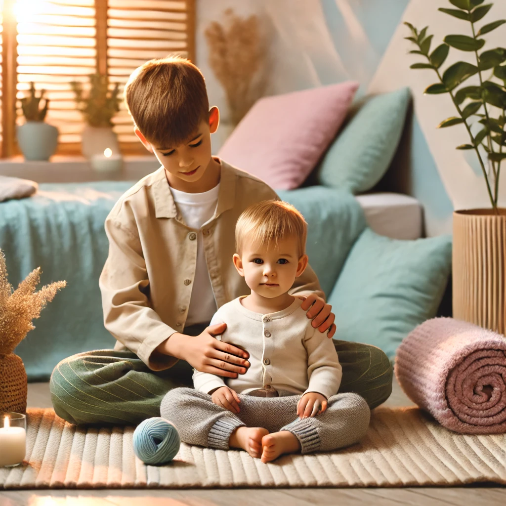 photo des bienfaits du shiatsu sur la famille